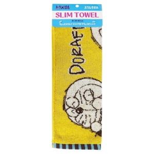 哆啦A夢 棉質長毛巾 28x80cm (黃道具款)