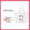 Hello Kitty 摺疊帆布肩背袋 (米蘋果身高款)_4