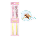 美樂蒂 天然竹筷2入組 21cm (粉滿版款)_1