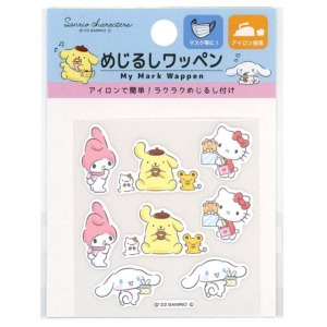 Sanrio大集合 口罩轉印貼組 (動作款)