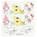 Sanrio大集合 口罩轉印貼組 (動作款)_1