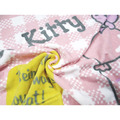 Hello Kitty 棉質浴巾 70x140cm (粉格子氣球款)_3