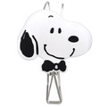 [特價] Snoopy 矽膠造型鐵夾 (大頭款)