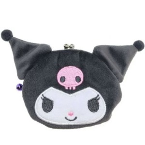 酷洛米 絨毛造型口金零錢包 (大臉款)