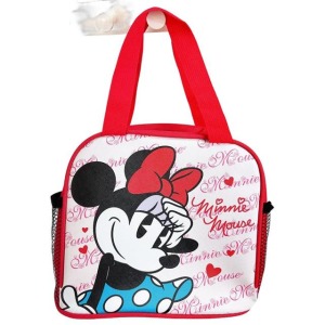 迪士尼 米妮 尼龍便當袋 (紅扶額款)