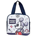 迪士尼 米奇 尼龍便當袋 (深藍素描款)