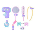 Hello Kitty 吹風機髮飾玩具組 (紫綠泡殼款)_1