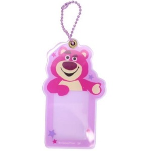 (特價)  迪士尼 熊抱哥 壓克力相框鑰匙圈 (桃大臉款)