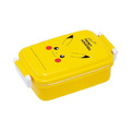 寶可夢 皮卡丘 方形抗菌雙扣便當盒 450ml Ag+ (黃大臉款)