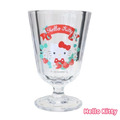 三麗鷗 玻璃矮腳杯 190ml Hello Kitty 美樂蒂 酷洛米 帕恰狗_1