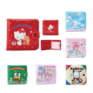 Sanrio三麗鷗 PVC扣式錢包 (復古系列) Kitty 美樂蒂 雙子星 大耳狗 帕恰狗 大眼蛙