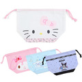 三麗鷗 棉質便當束口袋 Kitty 美樂蒂 酷洛米