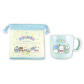 兒童單耳塑膠杯附束口袋 三麗鷗 蠟筆小新_3