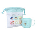 兒童單耳塑膠杯附束口袋 三麗鷗 蠟筆小新_5