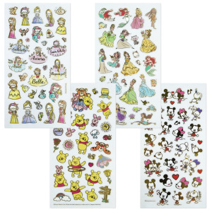 Disney 迪士尼 燙金透明貼紙