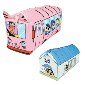 蠟筆小新 皮革筆袋