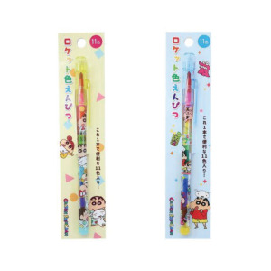 蠟筆小新 2B免削彩虹筆