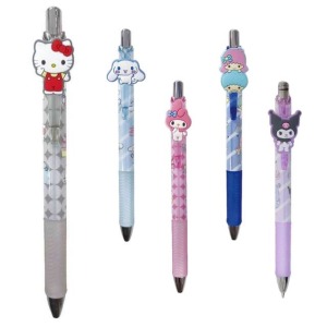 三麗鷗 矽膠造型自動鉛筆 0.5mm Kitty 美樂蒂 酷洛米