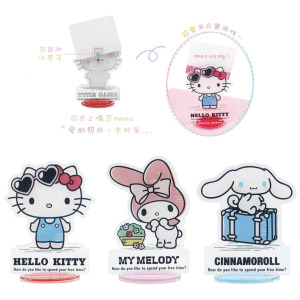 Sanrio 三麗鷗 造型留言夾 Kitty 美樂蒂 大耳狗