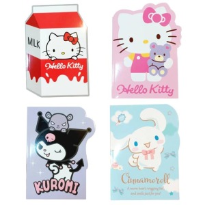 三麗鷗 16K造型膠裝筆記本 Kitty 酷洛米