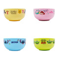 迪士尼 塑膠餐碗 500ml 小熊維尼 小美人魚 三眼怪