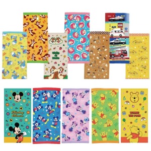 人物滿版長毛巾(約50-100cm) 米奇 米妮 唐老鴨 維尼 奇奇蒂蒂 小美人魚 寶可夢 TOMICA