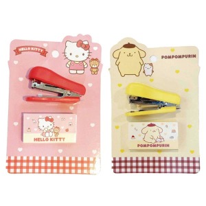 三麗鷗 迷你隨身釘書機 Kitty 布丁狗