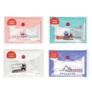Sanrio 三麗鷗 N次貼附收納套 帕帢狗 山姆企鵝 酷企鵝 兔媽媽