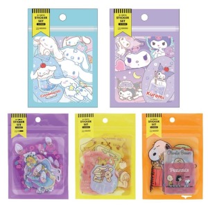 可撕貼紙組 酷洛米 大耳狗 愛麗絲夢遊仙境 維尼 史努比