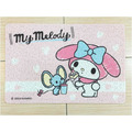 Sanrio 三麗鷗 方形刮泥絲圈地墊 Kitty 美樂蒂 酷洛米_4