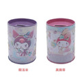 Sanrio 三麗鷗 鐵製圓形存錢筒/筆筒 Kitty 美樂蒂 酷洛米 大耳狗 雙子星_2
