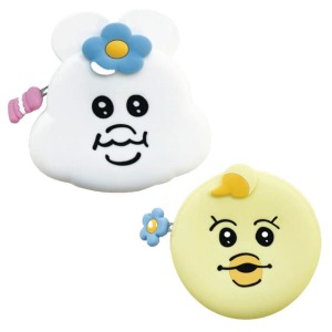 可哀想に んぽちゃむ 內褲兔 矽膠零錢包(大臉款)