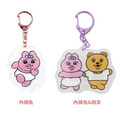 (特價) 可哀想に 內褲兔 壓克力鑰匙圈_3