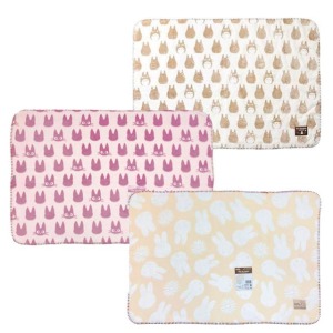 宮崎駿 Miffy 單人披肩毛毯 蛋白石加工 70x100cm