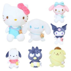 三麗鷗 絨毛玩偶娃娃 (好友背包款) Kitty 美樂蒂 大耳狗