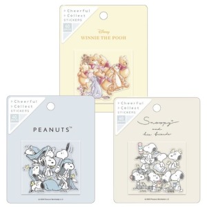 造型貼紙組 小熊維尼 史努比