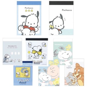 迷你便條本 史努比 帕帢狗 湯姆貓與傑利鼠