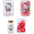 三麗鷗 橡皮髮圈附玻璃罐 (復古系列) Kitty 美樂蒂 兔媽媽_1