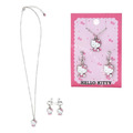三麗鷗 夾式耳環項鍊組 (復古系列) Kitty 雙子星 大耳狗_1