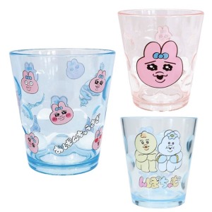 可哀想に んぽちゃむ 內褲兔 無把壓克力水杯