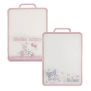 [特價] 三麗鷗 不鏽鋼雙面方形砧板 (食物款) Kitty 酷洛米