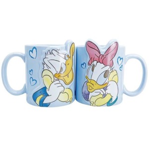 Disney 迪士尼 唐老鴨陶瓷馬克對杯 唐老鴨&黛西