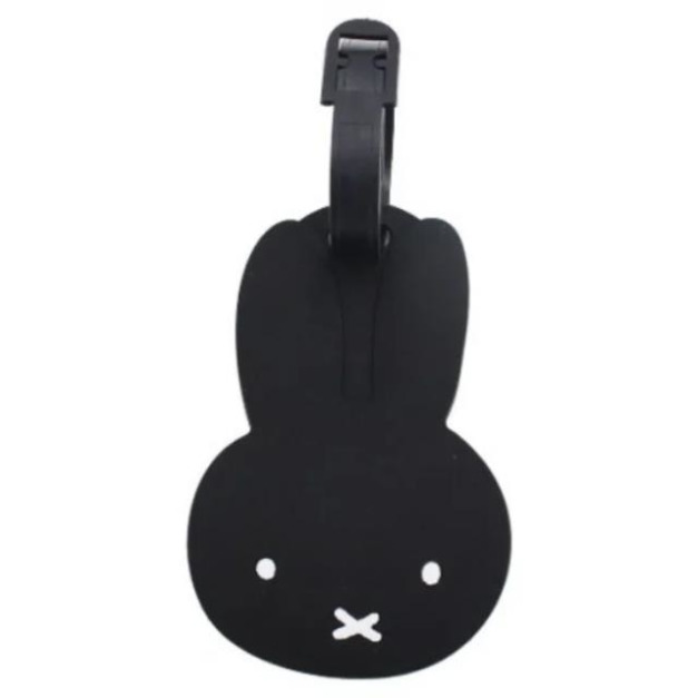 米飛兔 矽膠造型行李吊牌 (黑大臉款)