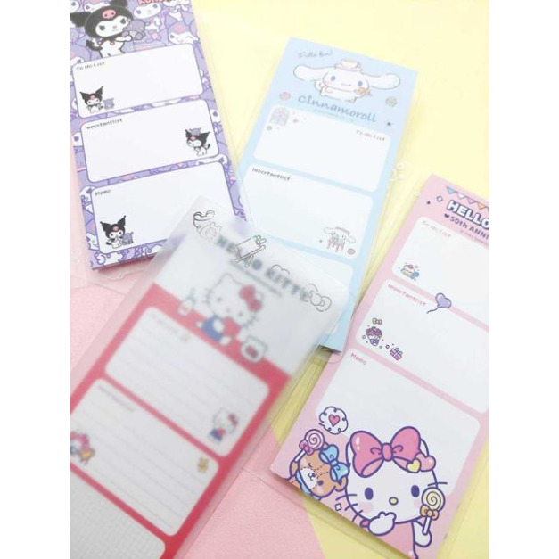 Sanrio 三麗鷗 便條本 Kitty 酷洛米 大耳狗