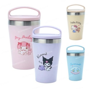 三麗鷗 不鏽鋼手提隨身杯 330ml (2024新生活) Kitty 大耳狗 酷洛米