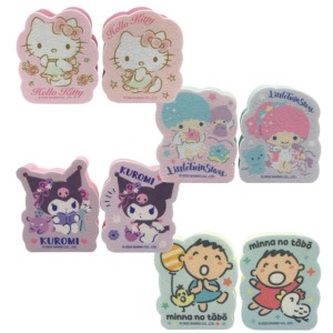 Sanrio 三麗鷗 造型海綿2入組 (全身款) Kitty 雙子星 酷洛米 大寶
