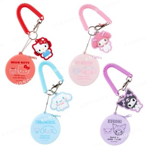 三麗鷗 矽膠圓形零錢包吊飾 (好友款) Kitty 酷洛米 大耳狗