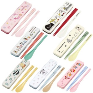 Skater 環保餐具湯筷組 三麗鷗 蠟筆小新 哆啦A夢 維尼 史努比 龍貓