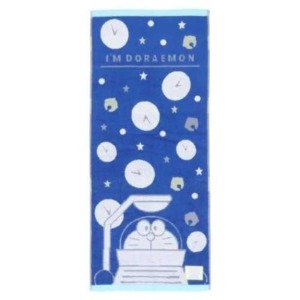 哆啦A夢 純棉長毛巾 34x80cm (時光機款)