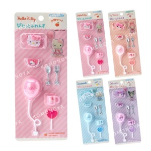 三麗鷗 迷你公仔配件組 (拍照道具) Kitty 美樂蒂 酷洛米